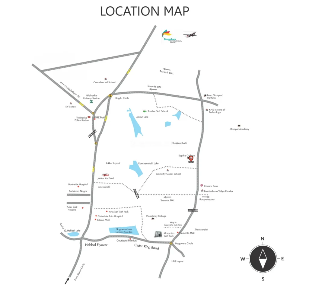 Luxury Row Villas For Sale in Thanisandra Main Road, Bangalore